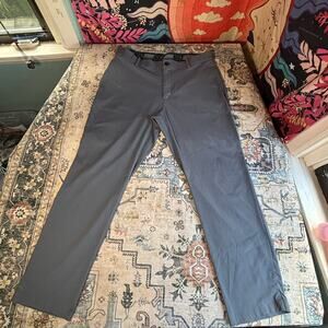 Nike Golf Pants Dri Fit Gray Athletic Work Slacks Men's Size 36 X 30